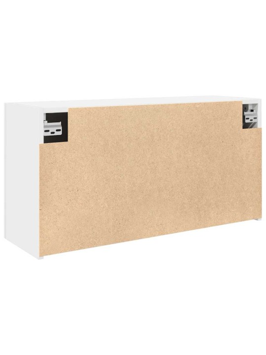 Kylpyhuoneen seinäkaappi valkoinen 80x25x40 cm tekninen puu