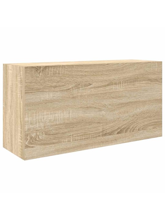 Kylpyhuoneen seinäkaappi sonoma-tammi 80x25x40 cm tekninen puu