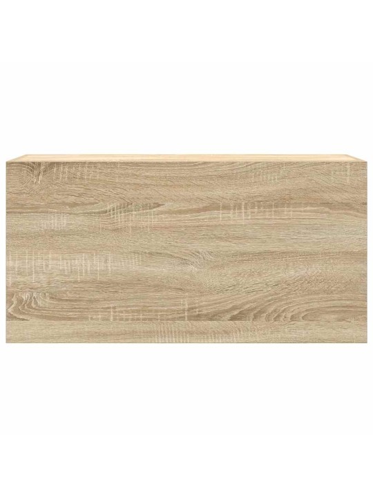 Kylpyhuoneen seinäkaappi sonoma-tammi 80x25x40 cm tekninen puu