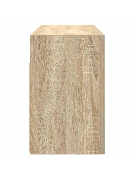 Kylpyhuoneen seinäkaappi sonoma-tammi 80x25x40 cm tekninen puu