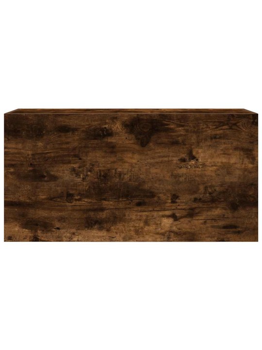 Kylpyhuoneen seinäkaappi savutammi 80x25x40 cm tekninen puu