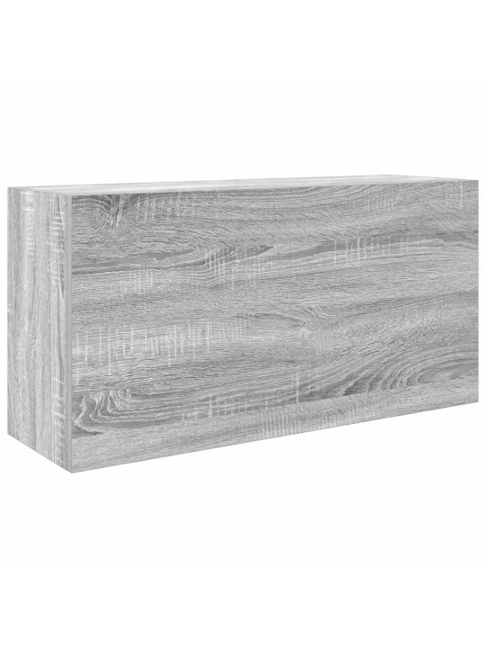 Kylpyhuoneen seinäkaappi harmaa sonoma 80x25x40 cm tekninen puu