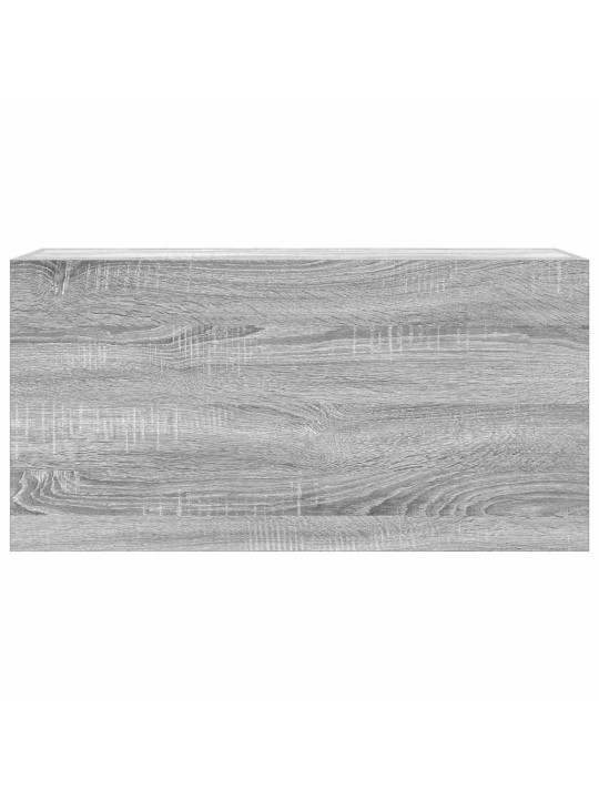 Kylpyhuoneen seinäkaappi harmaa sonoma 80x25x40 cm tekninen puu