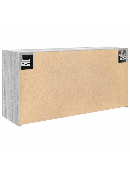 Kylpyhuoneen seinäkaappi harmaa sonoma 80x25x40 cm tekninen puu
