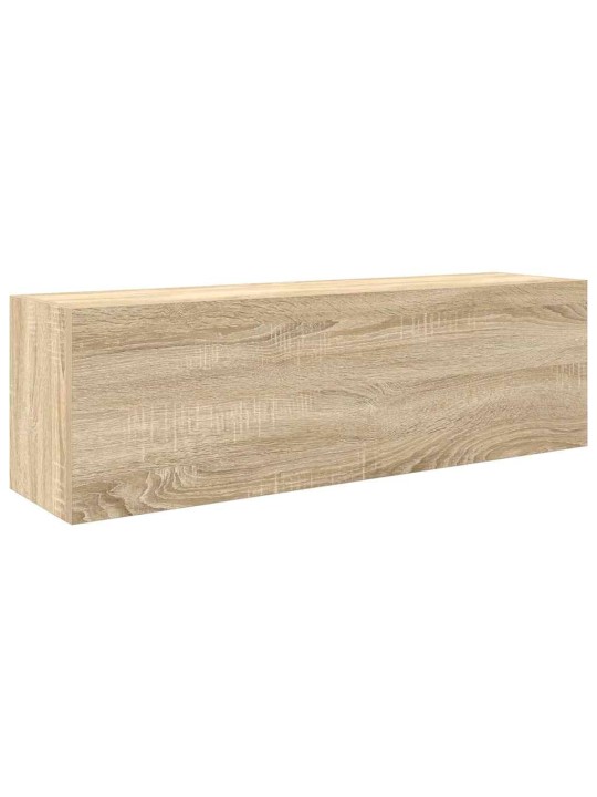 Kylpyhuoneen seinäkaappi sonoma-tammi 100x25x30 cm tekninen puu
