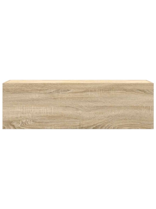 Kylpyhuoneen seinäkaappi sonoma-tammi 100x25x30 cm tekninen puu
