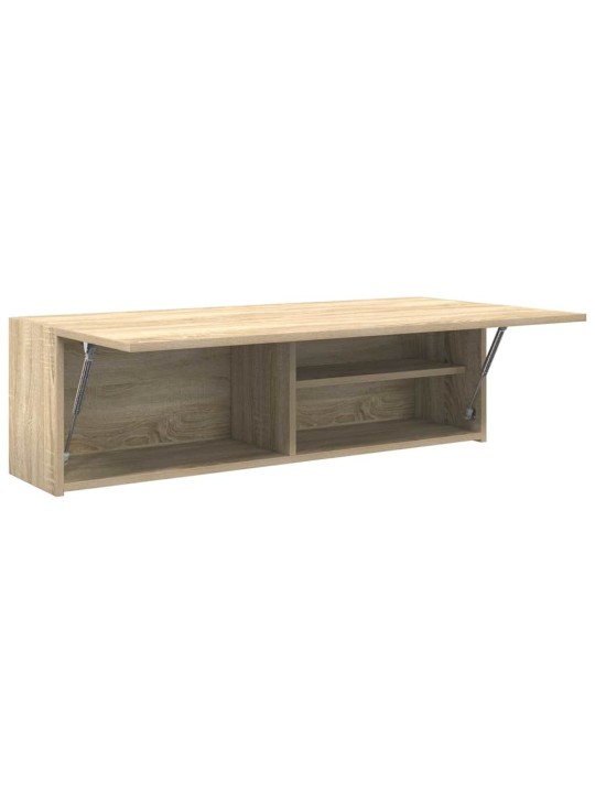 Kylpyhuoneen seinäkaappi sonoma-tammi 100x25x30 cm tekninen puu