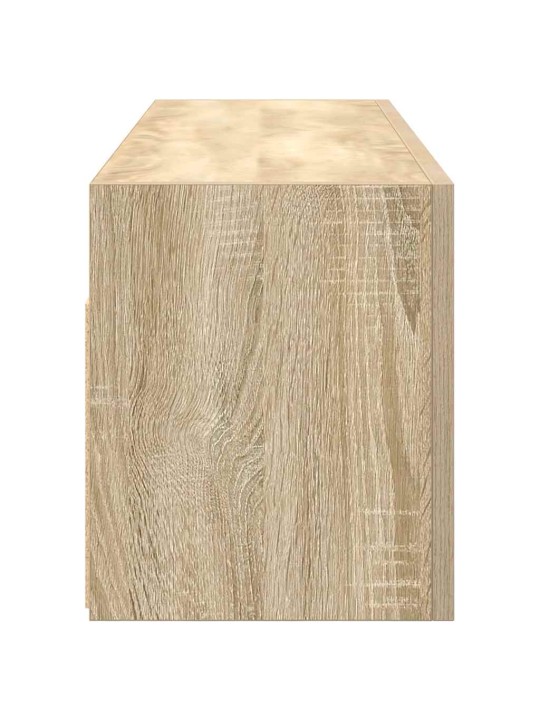 Kylpyhuoneen seinäkaappi sonoma-tammi 100x25x30 cm tekninen puu