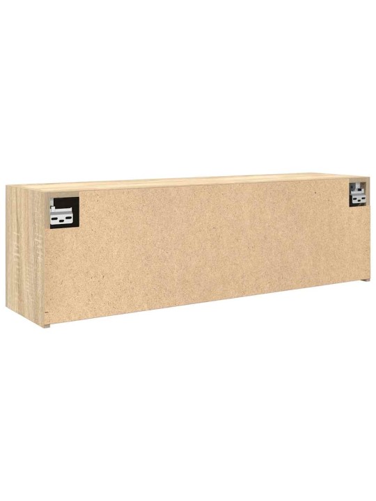 Kylpyhuoneen seinäkaappi sonoma-tammi 100x25x30 cm tekninen puu