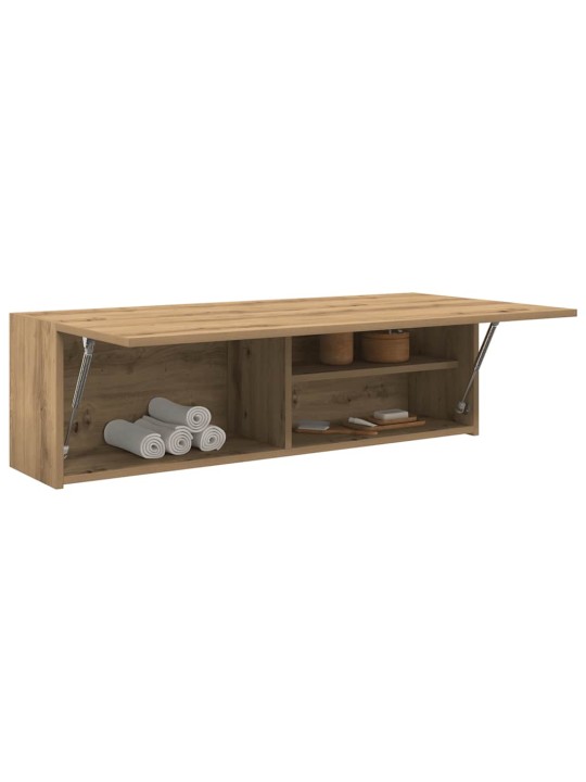 Kylpyhuoneen seinäkaappi artesaani 100x25x30 cm tekninen puu