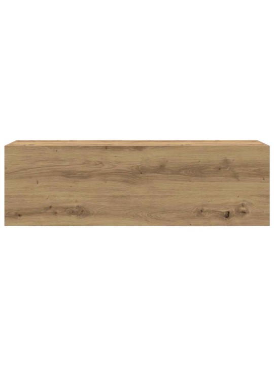 Kylpyhuoneen seinäkaappi artesaani 100x25x30 cm tekninen puu