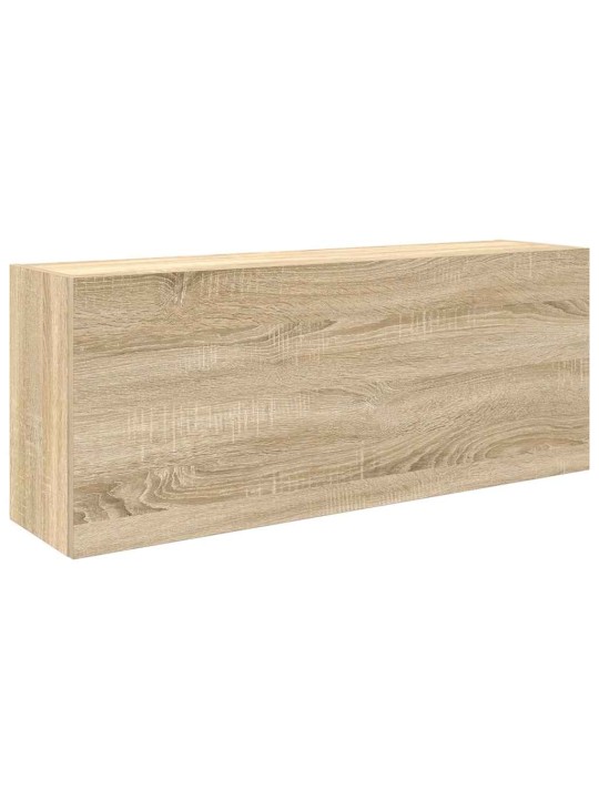 Kylpyhuoneen seinäkaappi sonoma-tammi 100x25x40 cm tekninen puu