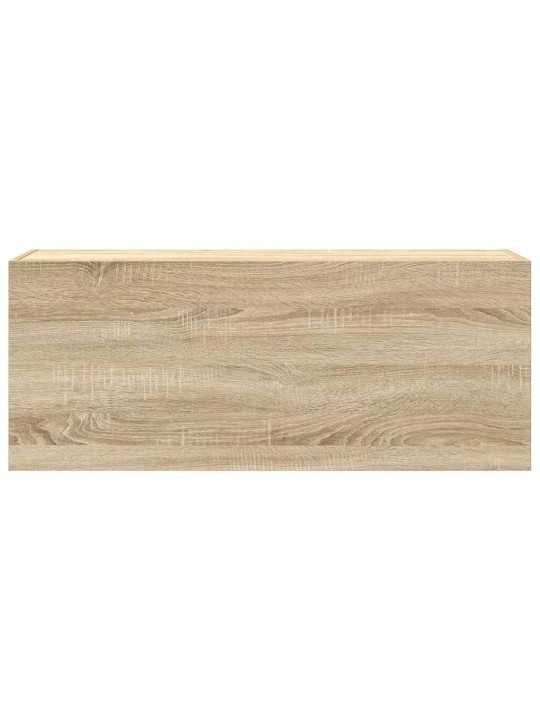 Kylpyhuoneen seinäkaappi sonoma-tammi 100x25x40 cm tekninen puu