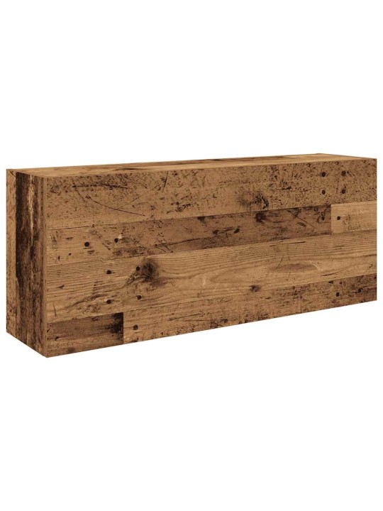 Kylpyhuoneen seinäkaappi vanha puu 100x25x40 cm tekninen puu