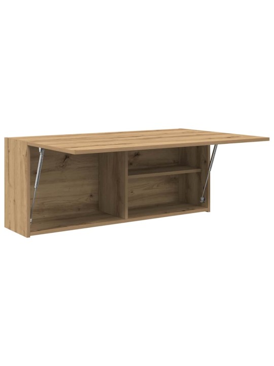 Kylpyhuoneen seinäkaappi artesaani 100x25x40 cm tekninen puu