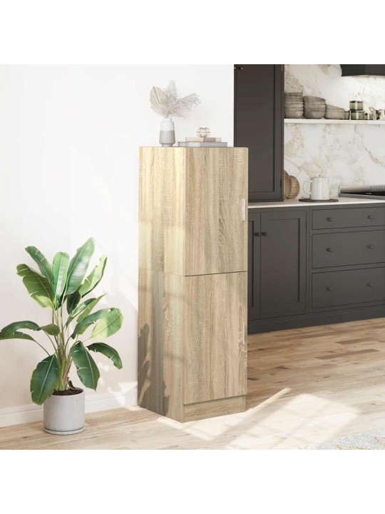 Keittiökaappi sonoma tammi 38x41,5x131,5 cm tekninen puu