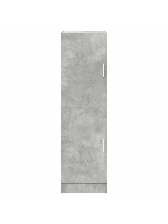 Keittiökaappi betoninharmaa 38x41,5x131,5 cm tekninen puu