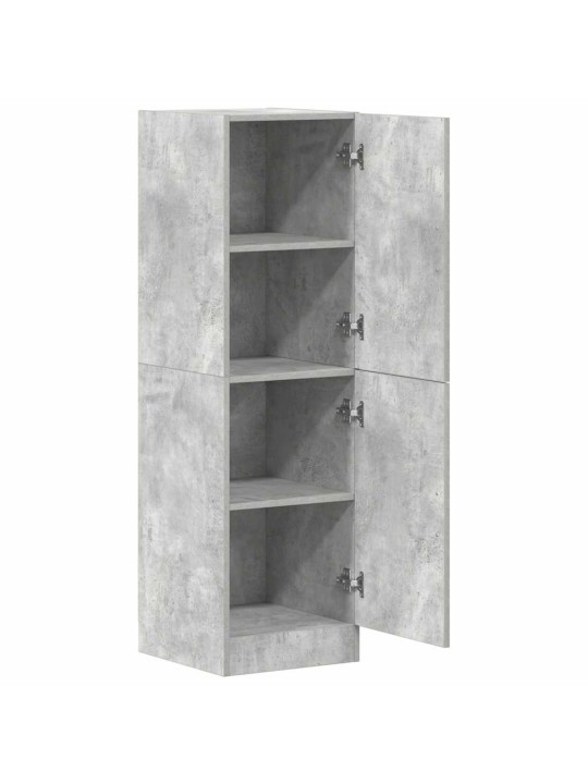 Keittiökaappi betoninharmaa 38x41,5x131,5 cm tekninen puu