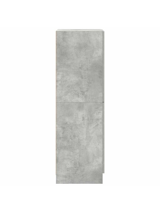 Keittiökaappi betoninharmaa 38x41,5x131,5 cm tekninen puu