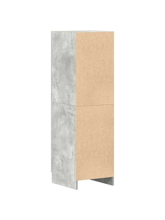 Keittiökaappi betoninharmaa 38x41,5x131,5 cm tekninen puu