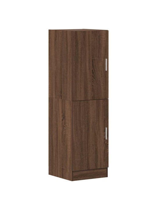 Keittiön kaappi ruskea tammi 38x41,5x131,5 cm tekninen puu