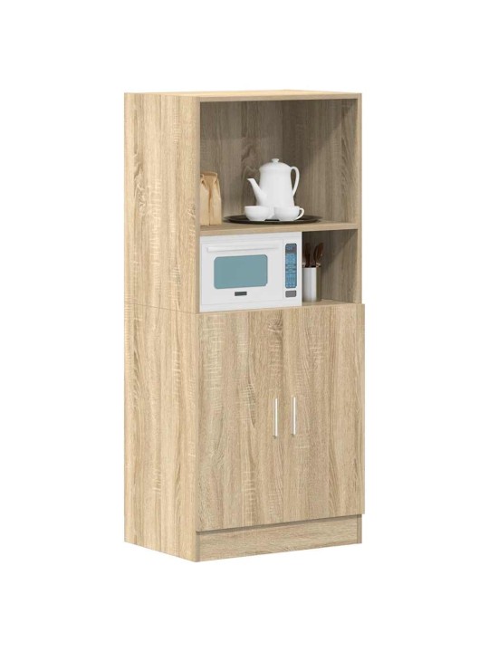Keittiökaappi sonoma tammi 57x41,5x131,5 cm tekninen puu