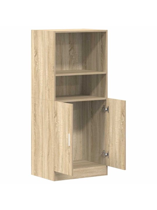 Keittiökaappi sonoma tammi 57x41,5x131,5 cm tekninen puu