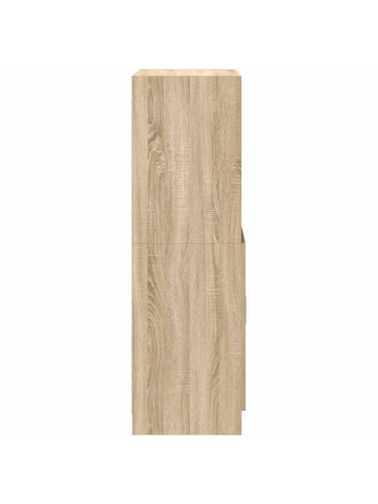 Keittiökaappi sonoma tammi 57x41,5x131,5 cm tekninen puu