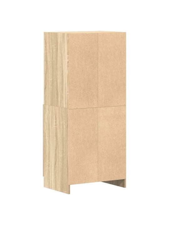 Keittiökaappi sonoma tammi 57x41,5x131,5 cm tekninen puu