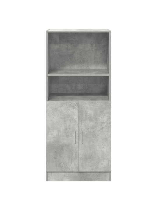 Keittiökaappi betoninharmaa 57x41,5x131,5 cm tekninen puu