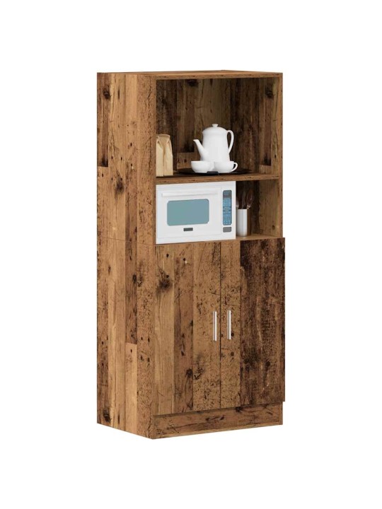 Keittiökaappi vanha puu 57x41,5x131,5 cm tekninen puu