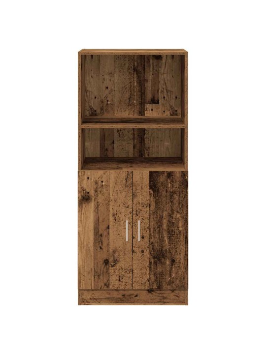Keittiökaappi vanha puu 57x41,5x131,5 cm tekninen puu