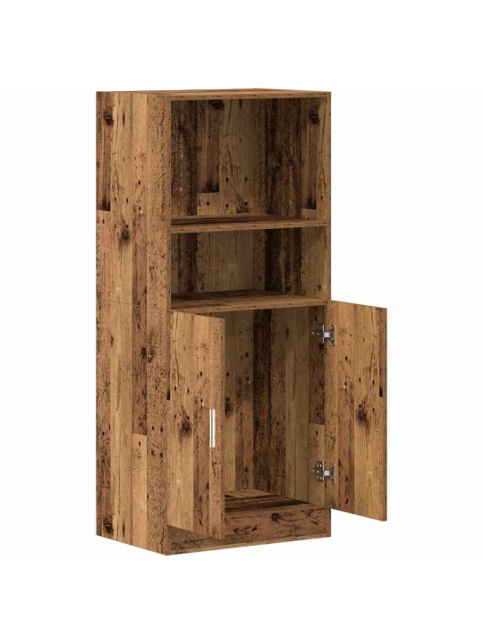 Keittiökaappi vanha puu 57x41,5x131,5 cm tekninen puu