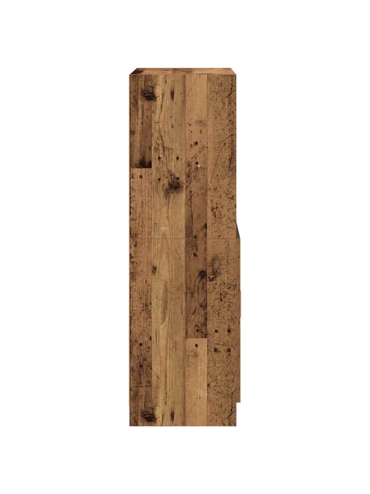 Keittiökaappi vanha puu 57x41,5x131,5 cm tekninen puu