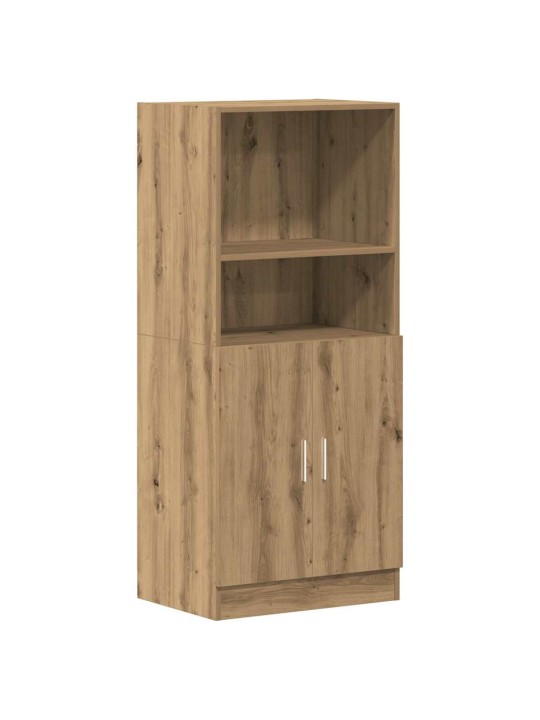 Keittiökaappi käsityöläinen tammi 57x41,5x131,5 cm tekninen puu