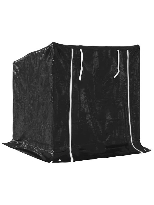 Vidaxl polttopuuteline sadesuojalla 100,5x80,5x110,5 cm