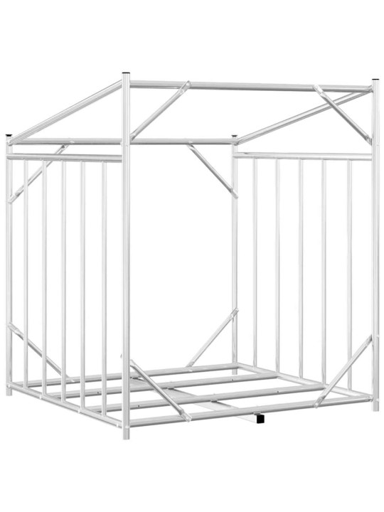Vidaxl polttopuuteline sadesuojalla 100,5x80,5x110,5 cm