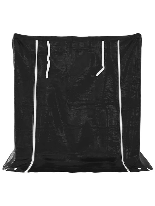 Vidaxl polttopuuteline sadesuojalla 100,5x100,5x110,5 cm