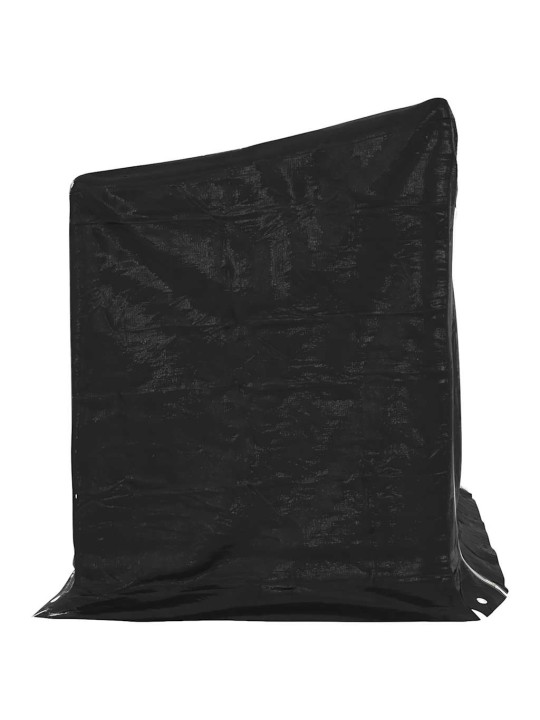 Vidaxl polttopuuteline sadesuojalla 151x80,5x110,5 cm galvanoitu teräs