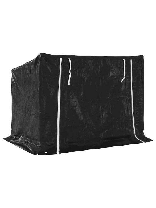 Vidaxl polttopuuteline sadesuojalla 150,5x100,5x110,5 cm