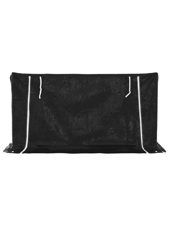 Vidaxl polttopuuteline sadesuojalla 200,5x60,5x110,5 cm