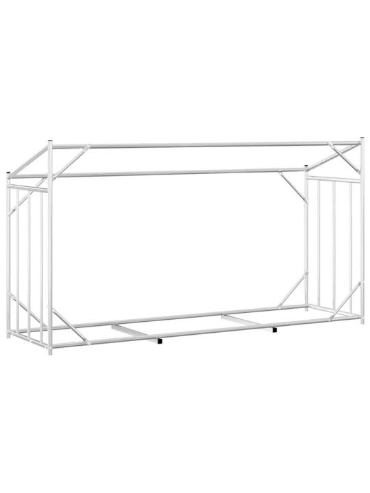 Vidaxl polttopuuteline sadesuojalla 200,5x60,5x110,5 cm