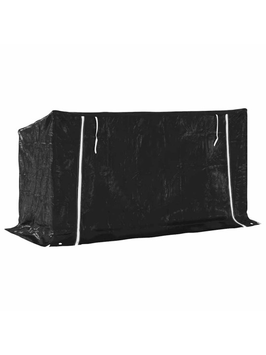 Vidaxl polttopuuteline sadesuojalla 200,5x80,5x110,5 cm