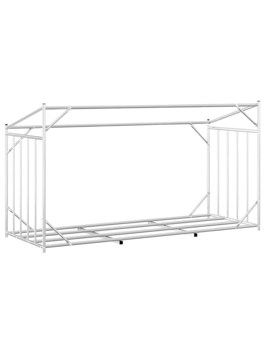 Vidaxl polttopuuteline sadesuojalla 200,5x80,5x110,5 cm