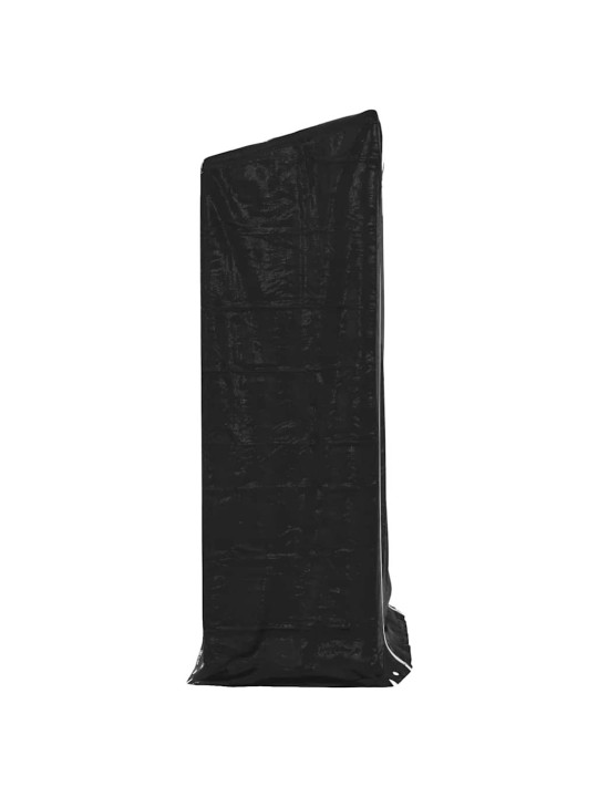 Vidaxl polttopuuteline sadesuojalla 100x60x200 cm galvanoitu teräs