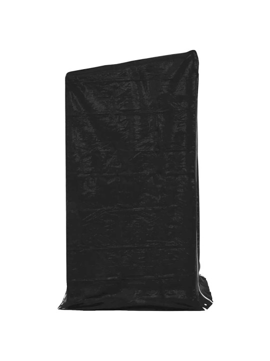 Vidaxl polttopuuteline sadesuojalla 100x100x200 cm galvanoitu teräs