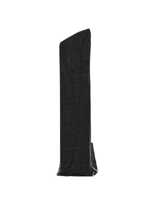 Vidaxl polttopuuteline sadesuojalla 200x40x200 cm galvanoitu teräs
