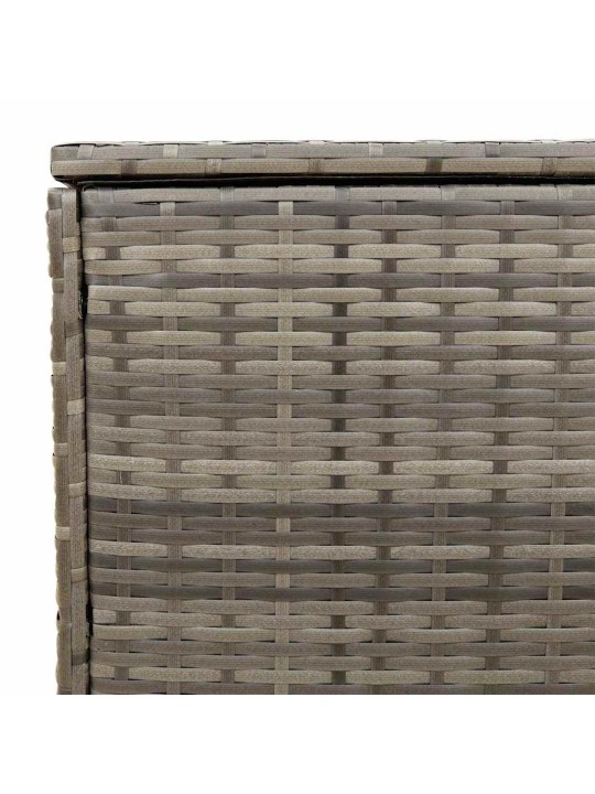 Ulkotyynylaatikko harmaa 100x55x55,5 cm polyrottinki