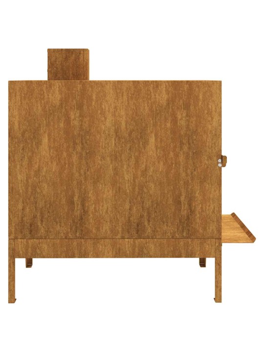 Retkihella 35x50x60 cm corten teräs