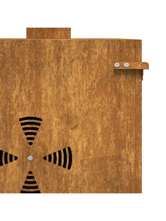 Retkihella 35x50x60 cm corten teräs